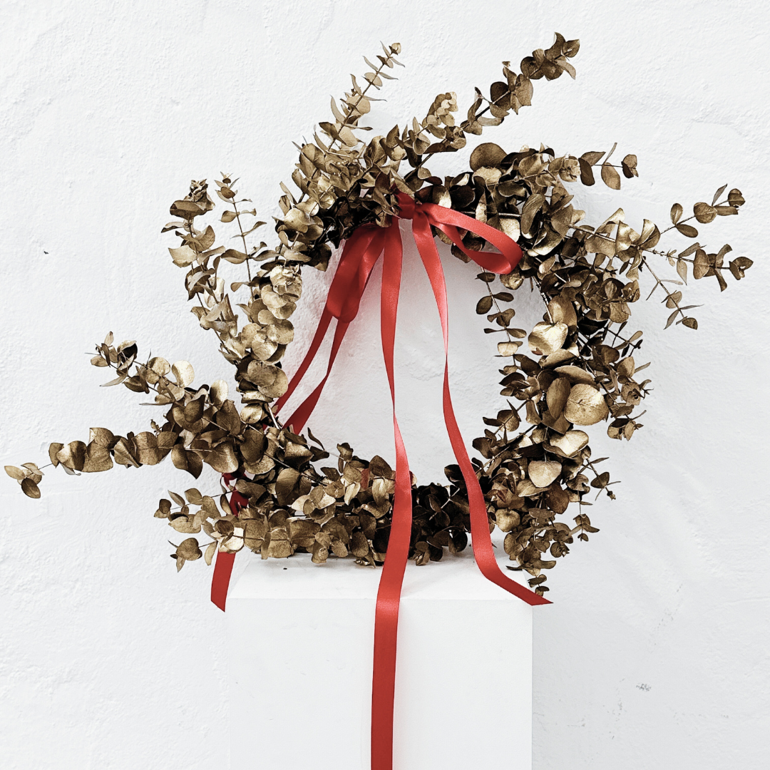 Holiday Wreath - Glamorous Gold