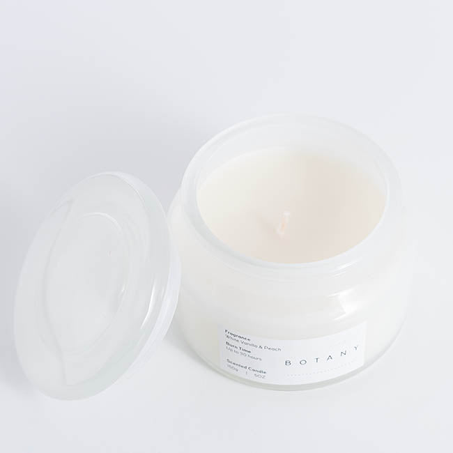 Koch & Co | Botany Scented Candle Jar - White Vanilla & Peach 150g