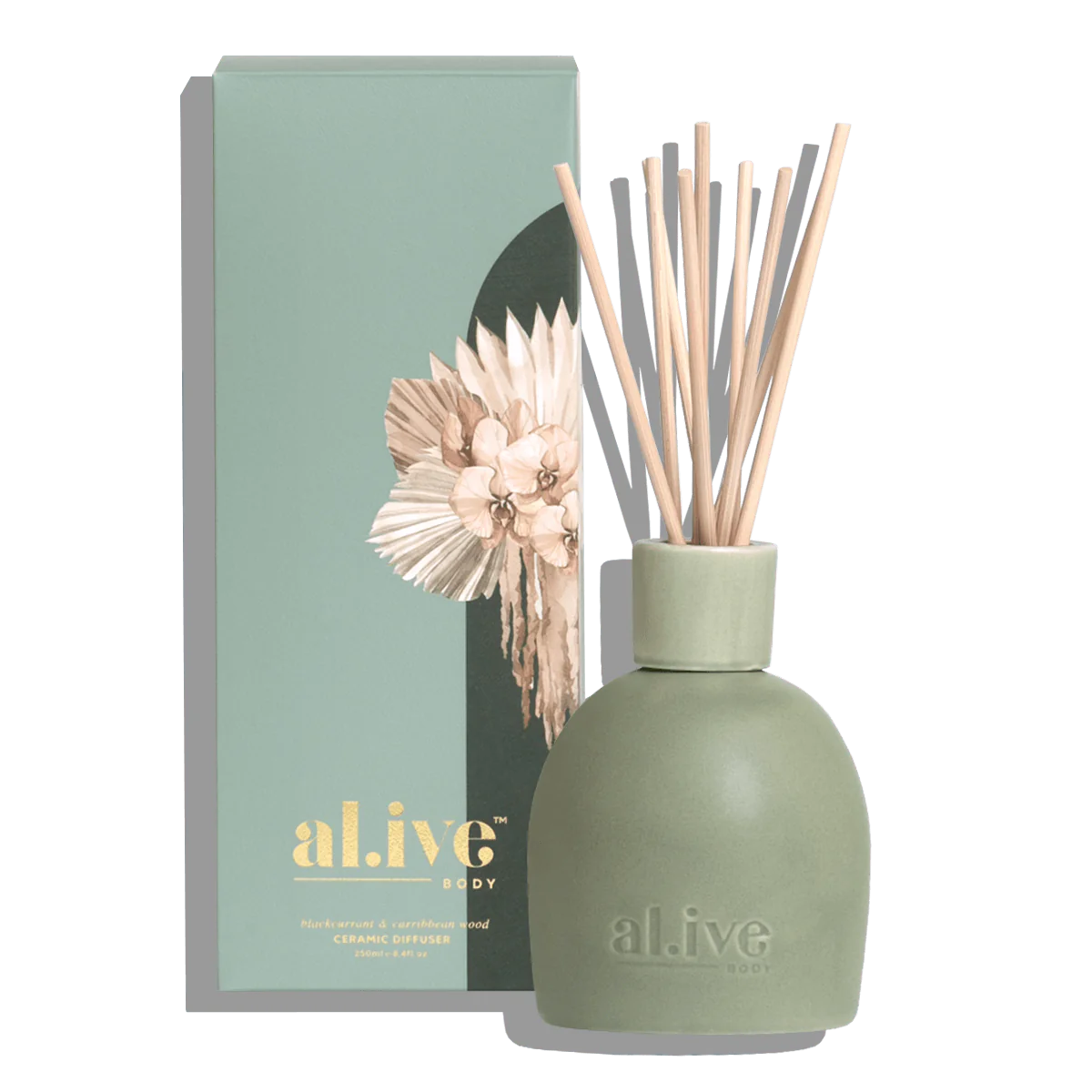 Al.ive Body | Wood Diffuser - Blackcurrant & Caribbean