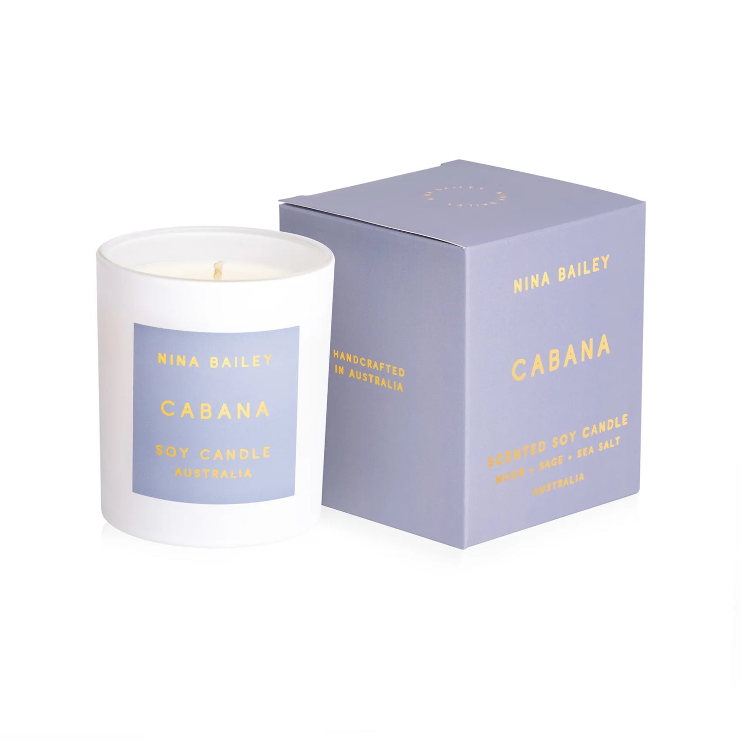 Cabana - Wood Sage & Sea Salt Soy Candle - Chatsworth Flowers