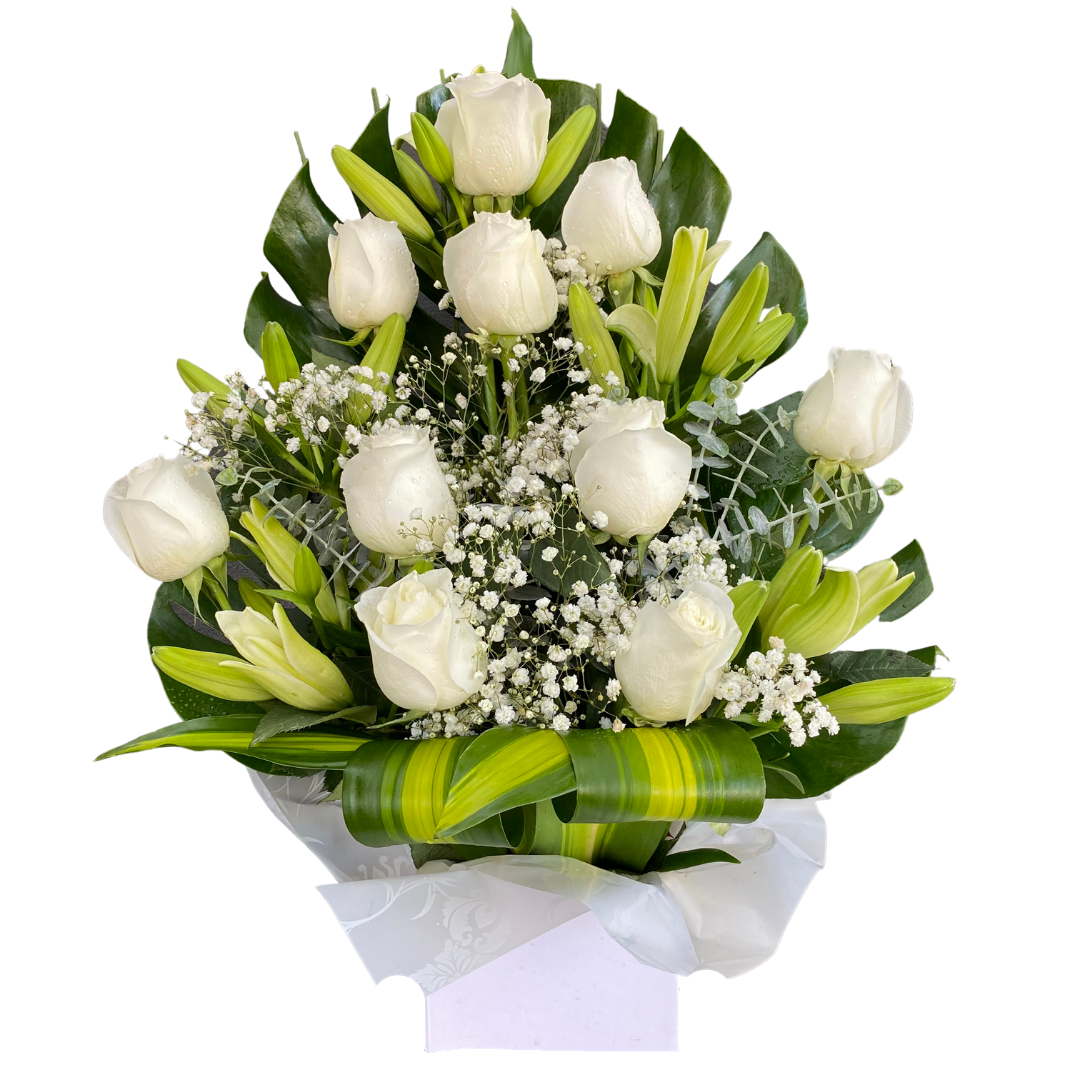 Large Box of Roses/Liliums - Chatsworth Flowers