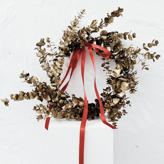 Holiday Wreath - Glamorous Gold