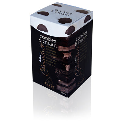 Fremantle Chocolate | White Chocolate - Cookies & Cream 250g