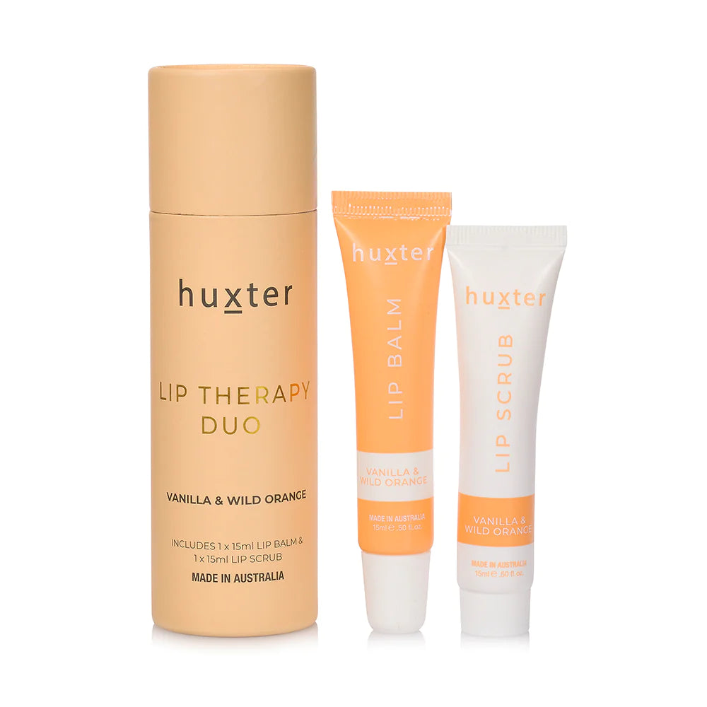 Huxter | Lip Therapy Duo - Pale Orange -  Vanilla & Wild Orange