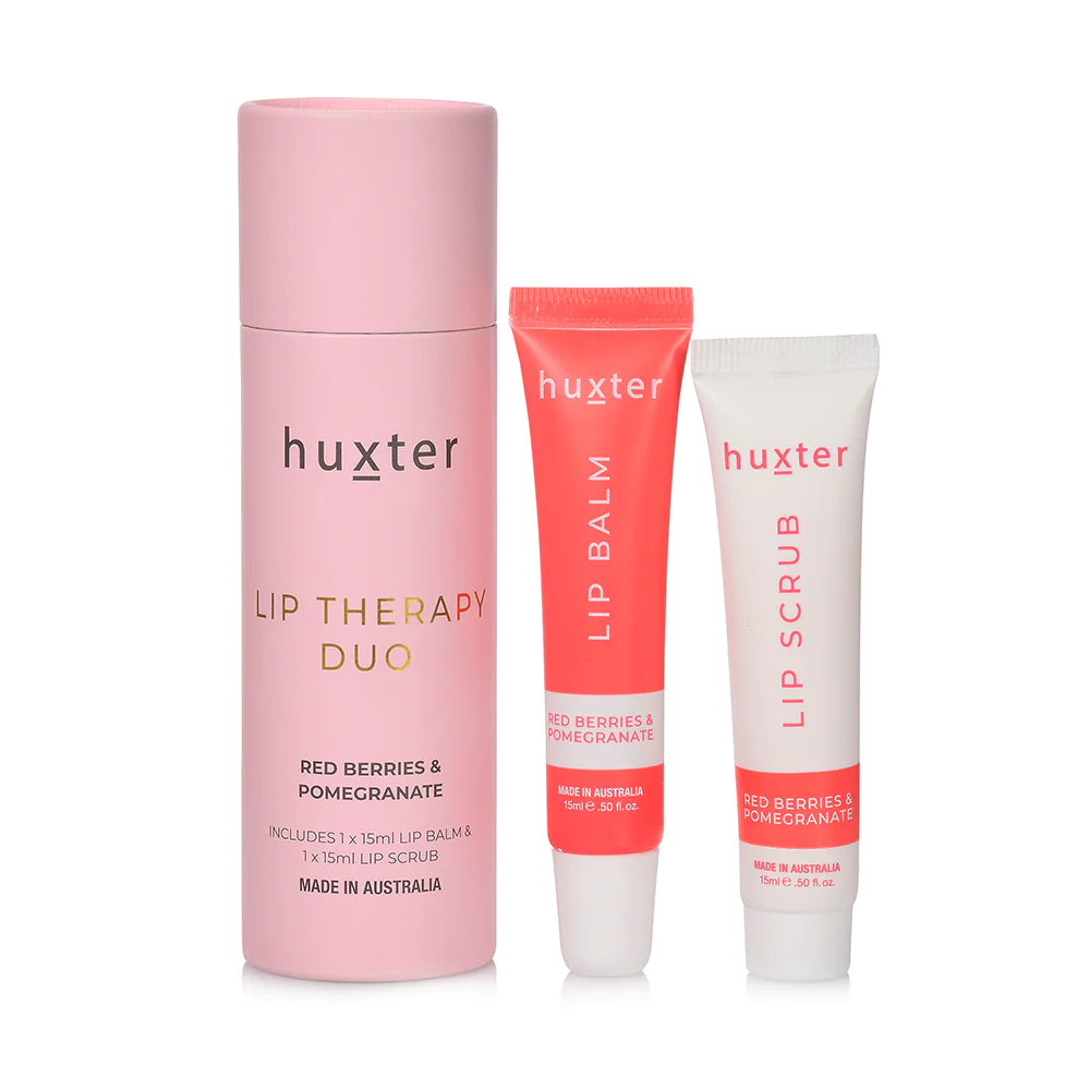 Huxter | Lip Therapy Duo - Pale Pink -  Red Berries & Pomegranate