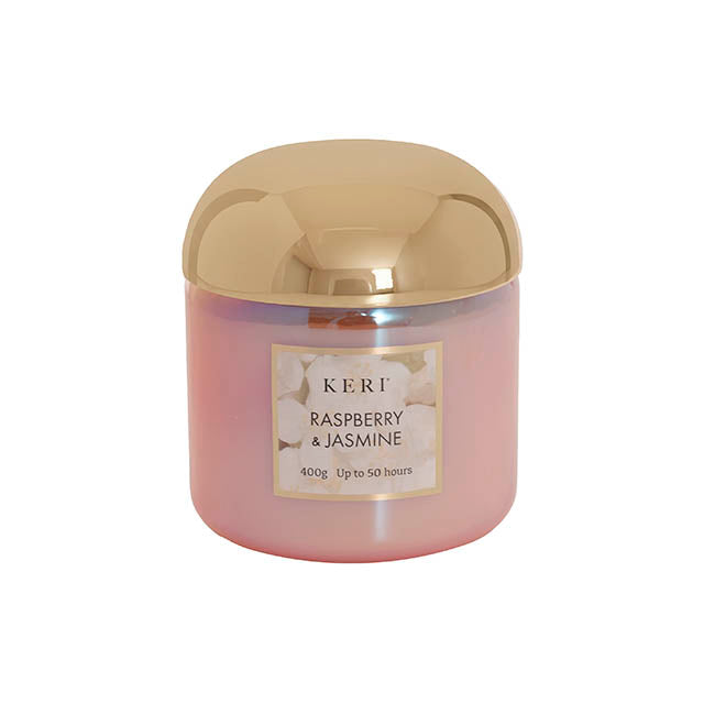 Scented Candle Lumi Collection Raspberry & Jasmine 395g