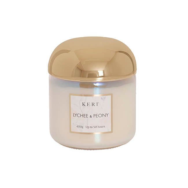 Scented Candle Lumi Collection Lychee & Peony 395g
