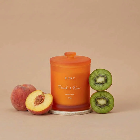 Scented Candle Sunhouse Peach & Kiwi 370g