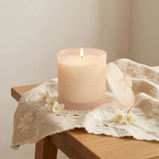 Scented Candle Sunhouse Jasmine & Coconut 370g