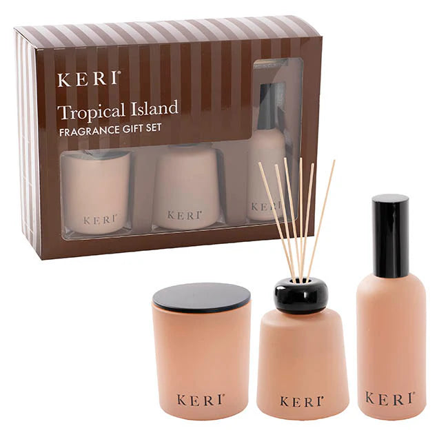 Luxury Premium Fragrance Gift Set 3 Tropical Island