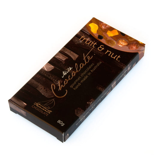 Fremantle Chocolate | Milk Chocolate - Fruit & Nut 80g