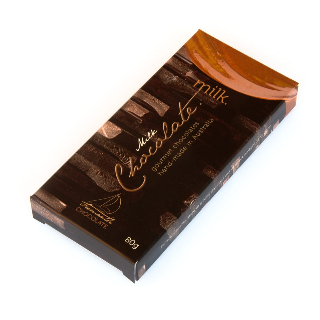 Fremantle Chocolate | Silky Smooth Tempered Milk Chocolate 80g