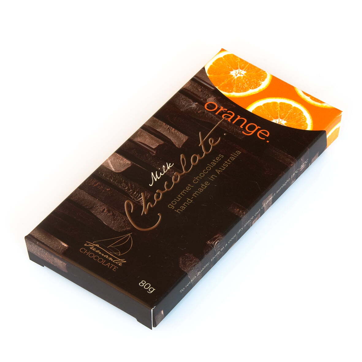 Fremantle Chocolate | Milk Chocolate - Milk Orange 80g
