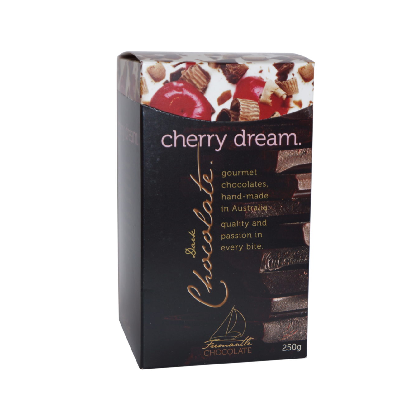 Fremantle Chocolate | Dark Chocolate - Cherry Dream 250g