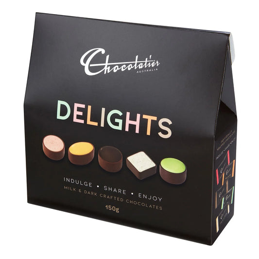 Delights Milk & Dark Crafted Chocolates 150g