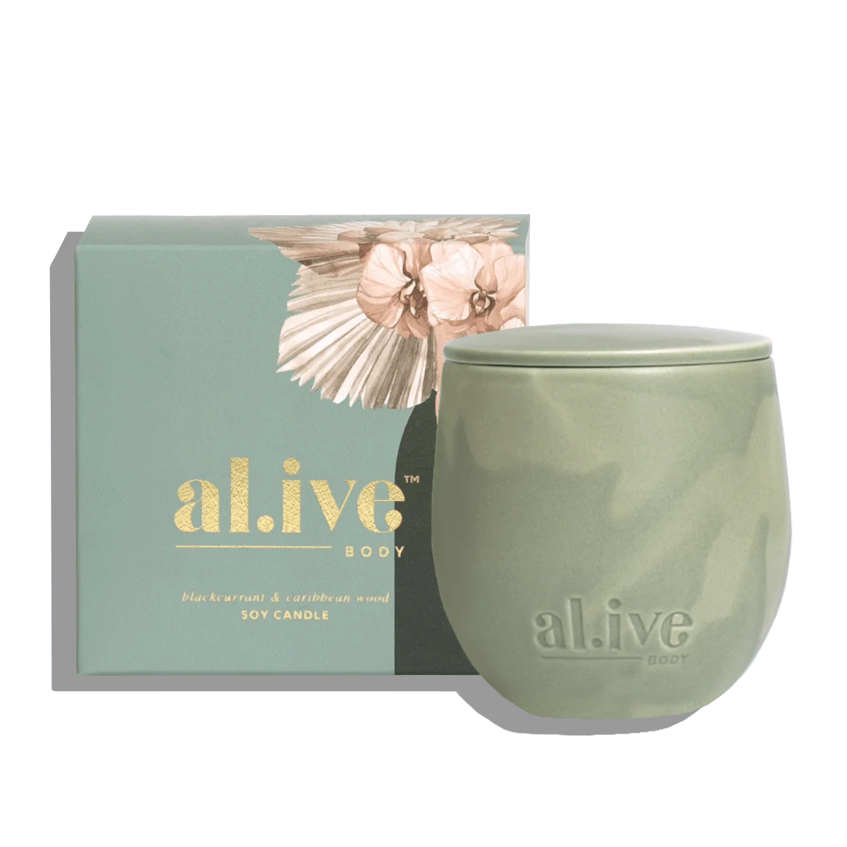 Al.ive Body | Soy Candle - Blackcurrant & Caribbean Wood