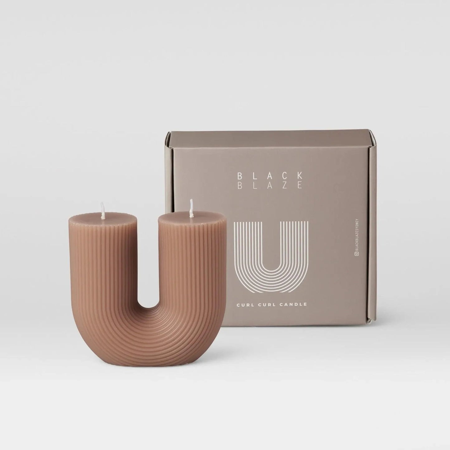 Black Blaze | Curl Curl Candle - Blush