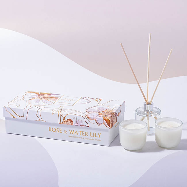 Fragrance Gift Set - Rose & Water Lily - Chatsworth Flowers