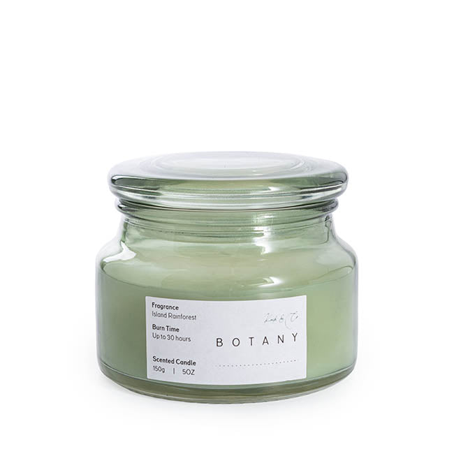 Botany Scented Candle Jar | Island Rainforest | 150g - Chatsworth Flowers