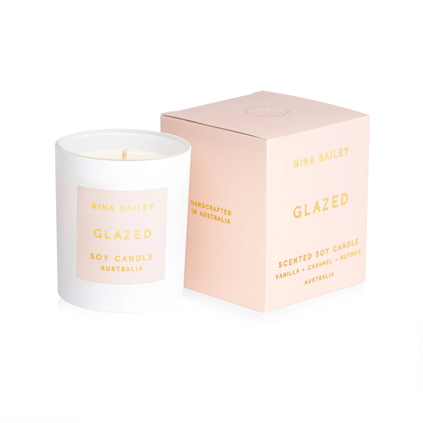 Glazed - Vanilla Caramel Soy Candle - Chatsworth Flowers