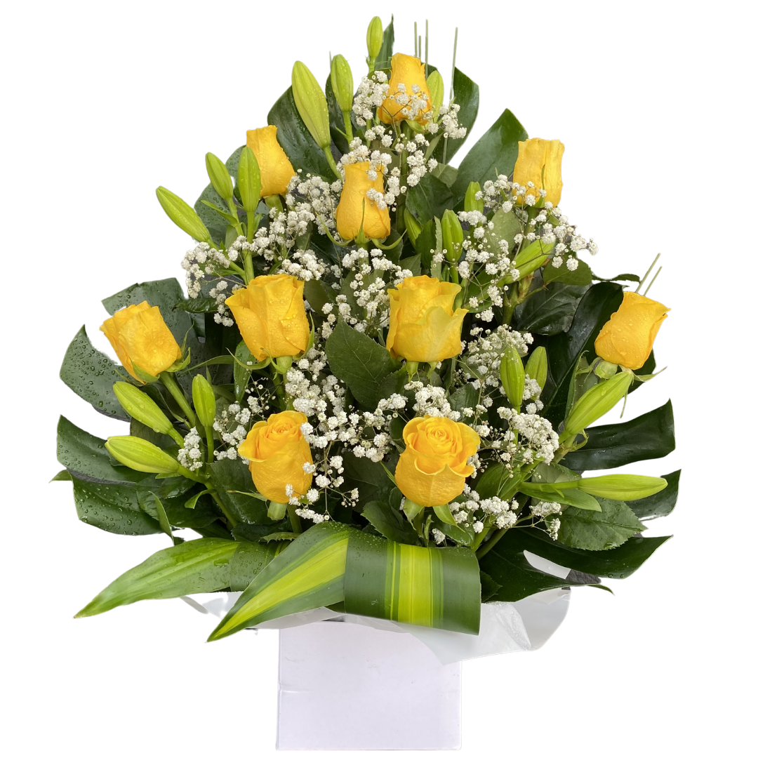 Large Box of Roses/Liliums - Chatsworth Flowers
