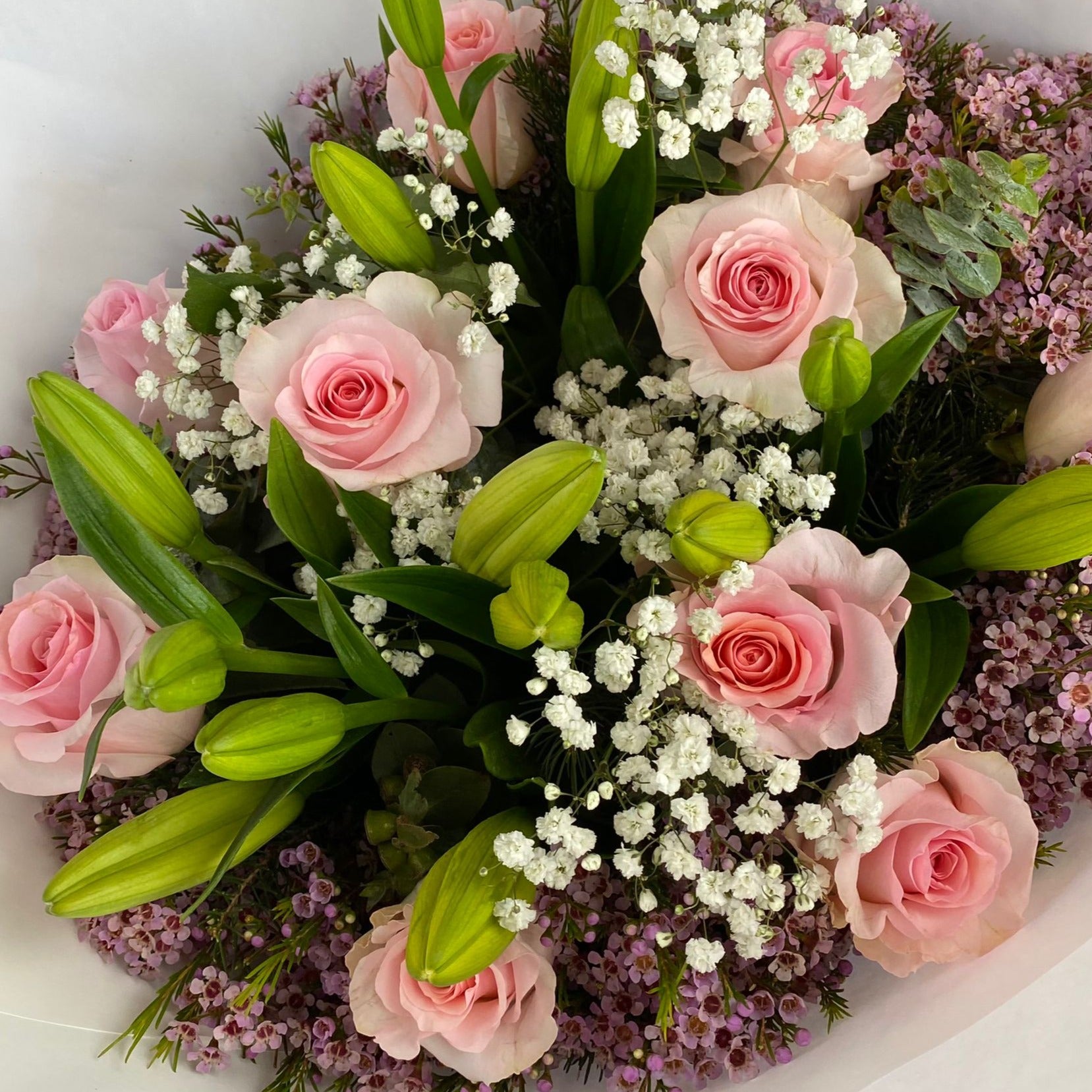 Large Bouquet - Roses/Liliums - Chatsworth Flowers