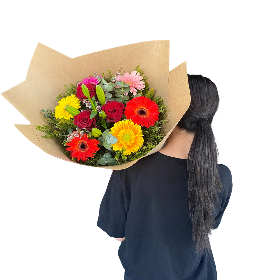 Bouquet - Gerberas/Liliums/Roses - Chatsworth Flowers