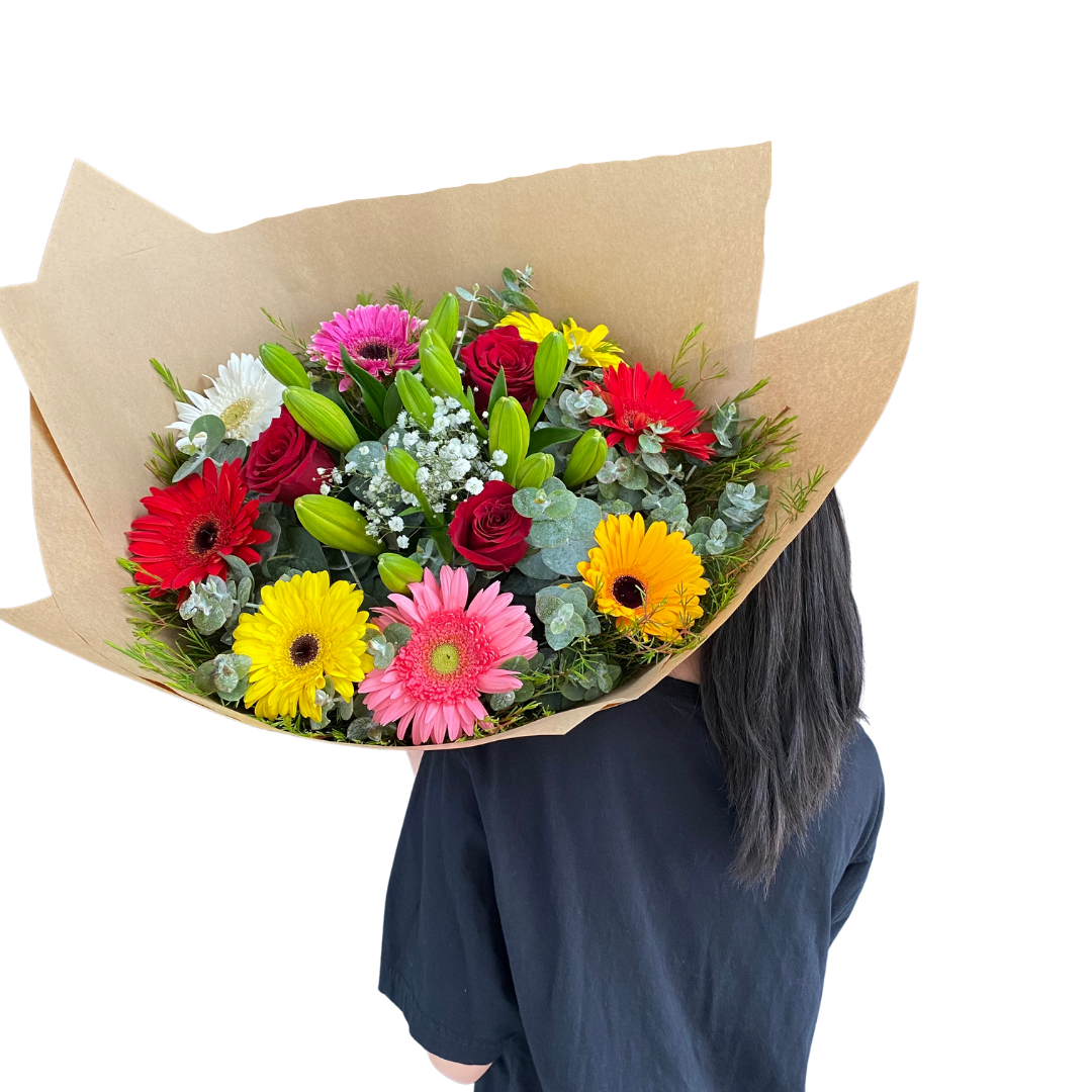 Bouquet - Gerberas/Liliums/Roses - Chatsworth Flowers