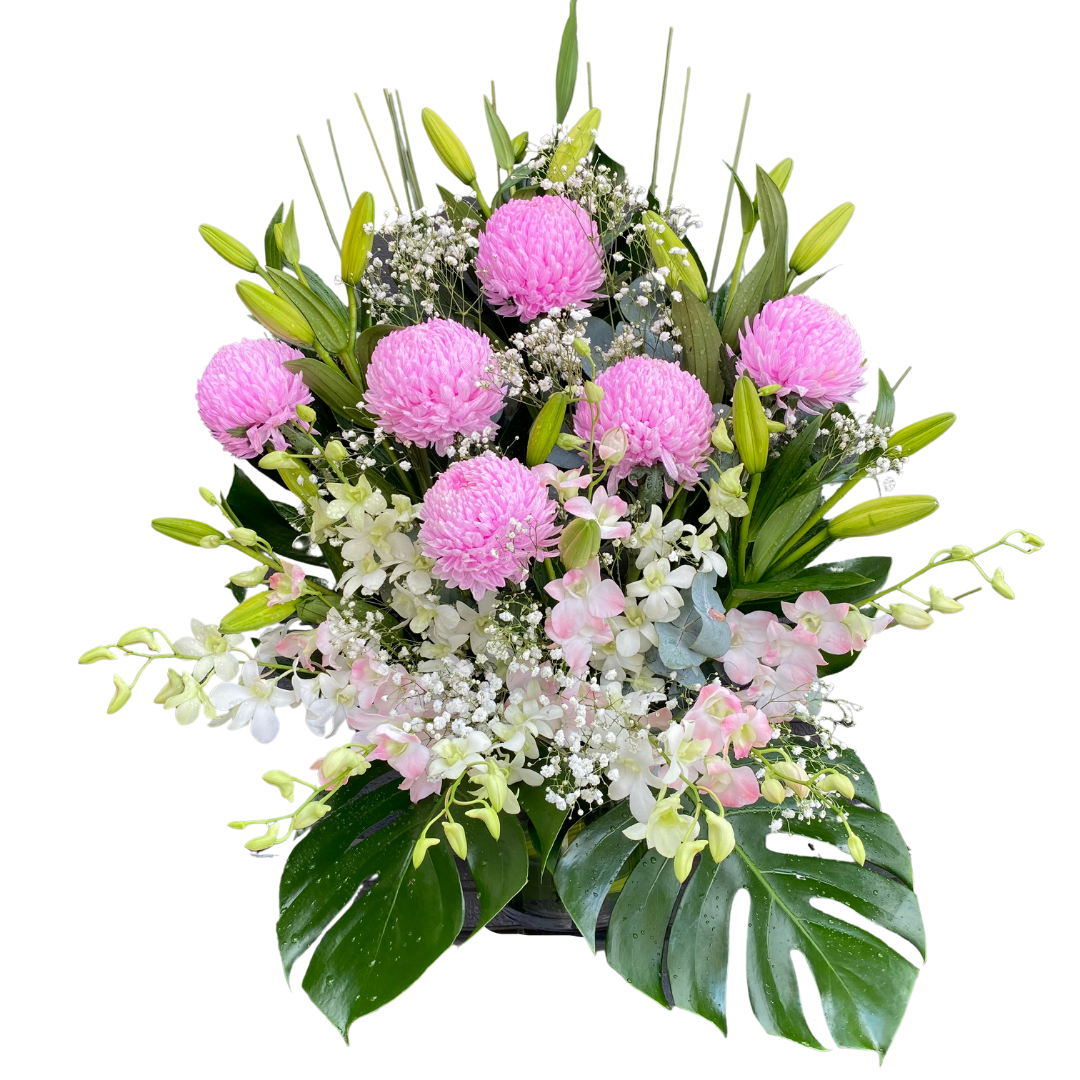 Large Vase Arrangement - Front Sided - Chatsworth Flowers