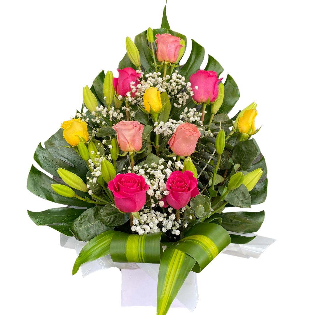 Large Box of Roses/Liliums - Chatsworth Flowers