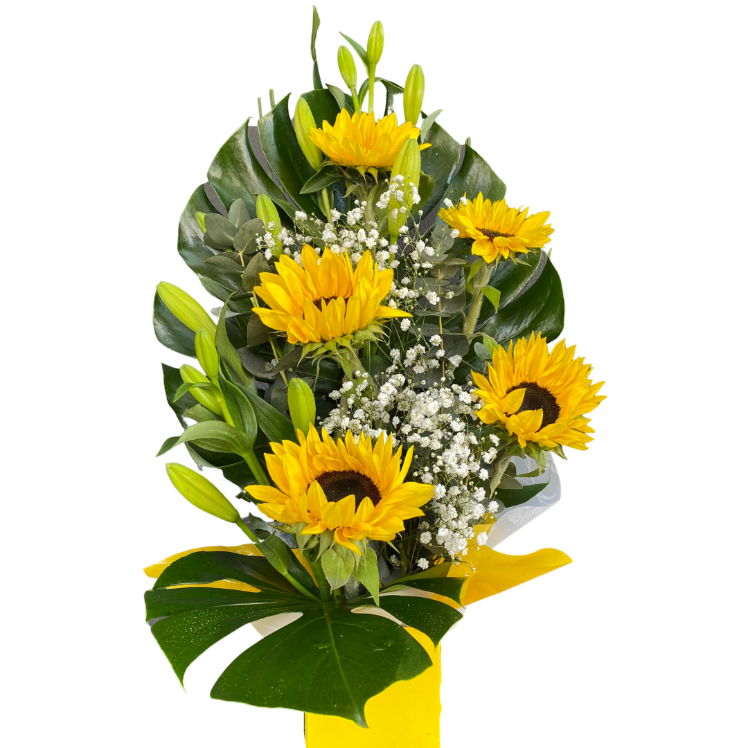 Box of Sunflowers/Liliums - Chatsworth Flowers